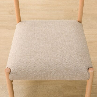 High-type dining chair made of scratch- and stain-resistant fabric (N Collection C-34H NA/NSF-BE)