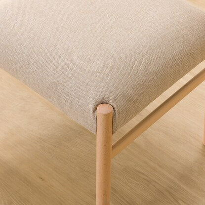 High-type dining chair made of scratch- and stain-resistant fabric (N Collection C-34H NA/NSF-BE)