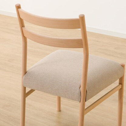 High-type dining chair made of scratch- and stain-resistant fabric (N Collection C-34H NA/NSF-BE)