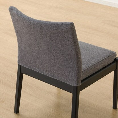 Dining chair with scratch- and stain-resistant fabric (N Collection C-50 BK/NSF-MGY)