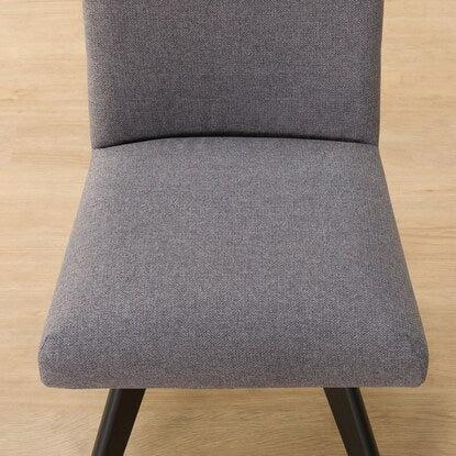 Dining chair made of scratch- and stain-resistant fabric (N Collection C-60S BK/NSF-MGY)