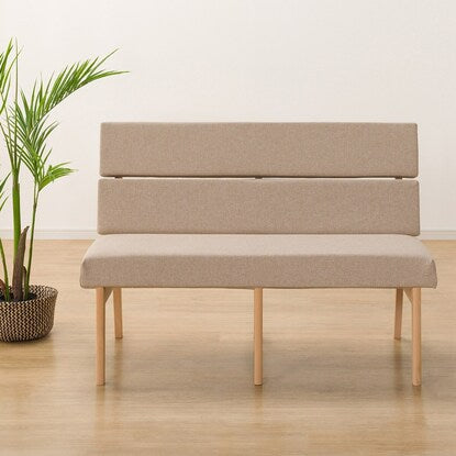 Scratch and stain resistant fabric bench (N Collection B-74 NA/NSF-BE)