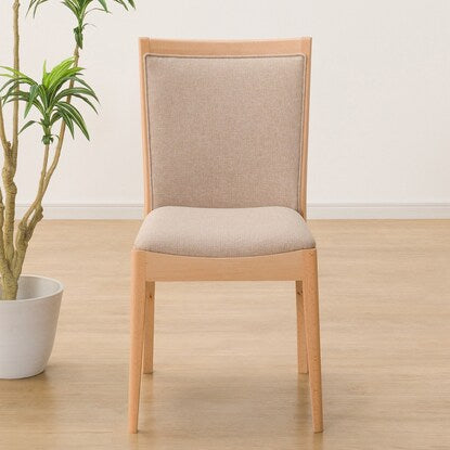 Dining chair with scratch- and stain-resistant fabric (N Collection C-78 NA/NSF-BE)