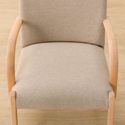 Dining chair made of scratch- and stain-resistant fabric (N Collection C-10 with armrests NA/NSF-BE)