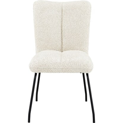 Upholstered dining chair (YF222 WH)