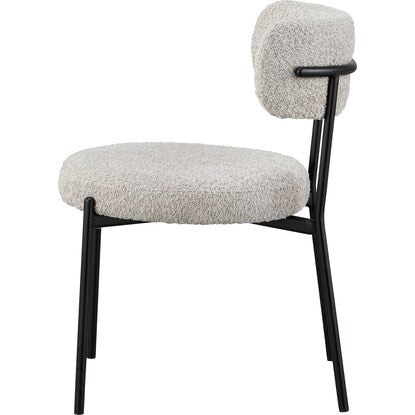 Upholstered dining chair (YN335 MO/BK)