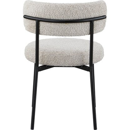 Upholstered dining chair (YN335 MO/BK)