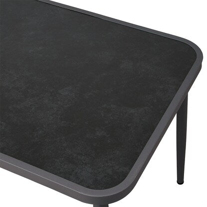 Ceramic top table (MA333 IN/OUTDOOR DGY/DGY)