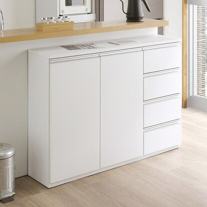 Slim cabinet with drawer (width 119.5cm)