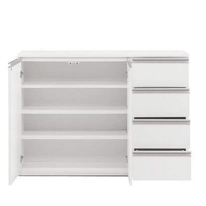 Slim cabinet with drawer (width 119.5cm)