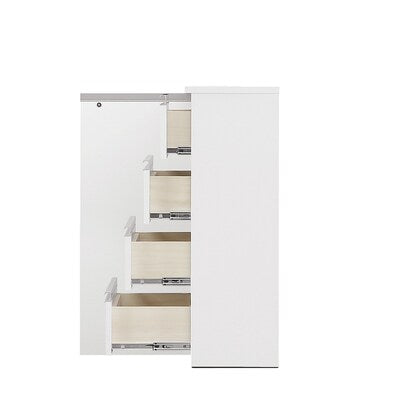 Slim cabinet with drawer (width 119.5cm)