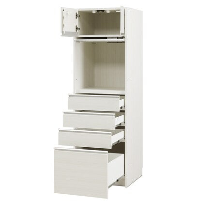 Hide your large microwave oven with hidden appliance storage drawers and microwave oven (57.5cm wide WW)