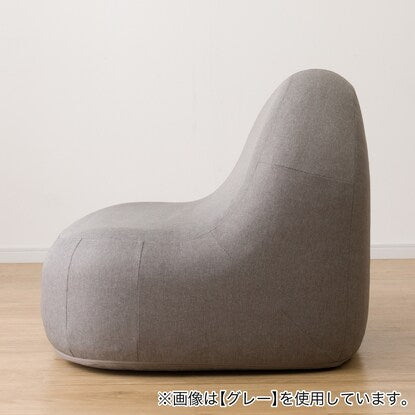 Fluffy one-seat sofa with washable cover (IV)