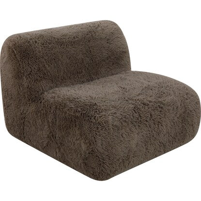 1-seater fabric-upholstered low sofa (SY01 CO-MO)