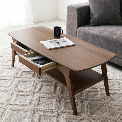 Spacious center table with drawer/shelf (BR)