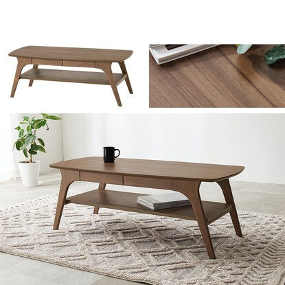 Spacious center table with drawer/shelf (BR)