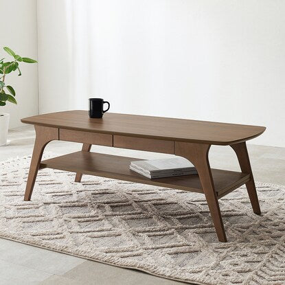 Spacious center table with drawer/shelf (BR)