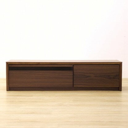 Natural wood craft veneer TV stand (120cm wide WAL)