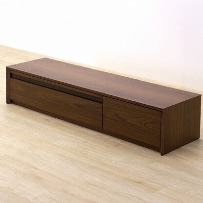 Natural wood craft veneer TV stand (150cm wide WAL)