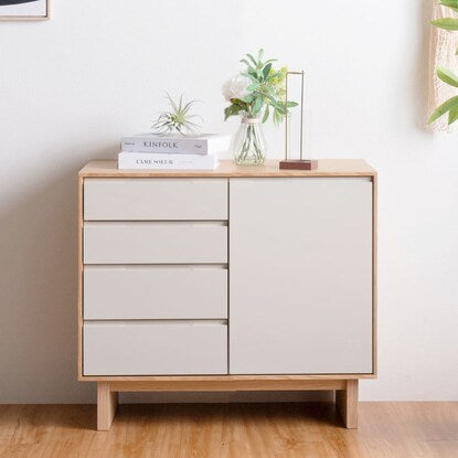 Two-tone sideboard (width 80cm)