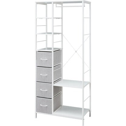 Hanger rack chest (MJ011 LGY/WH)