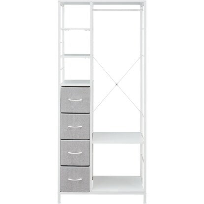 Hanger rack chest (MJ011 LGY/WH)