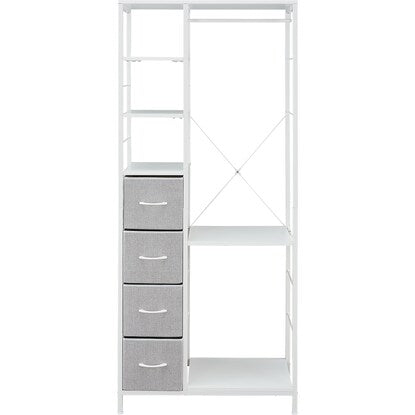 Hanger rack chest (MJ011 LGY/WH)