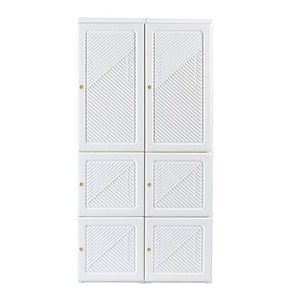 Folding Wardrobe (2-unit, WH)