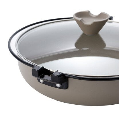 IH Sukiyaki Pot 26cm (Mocha)