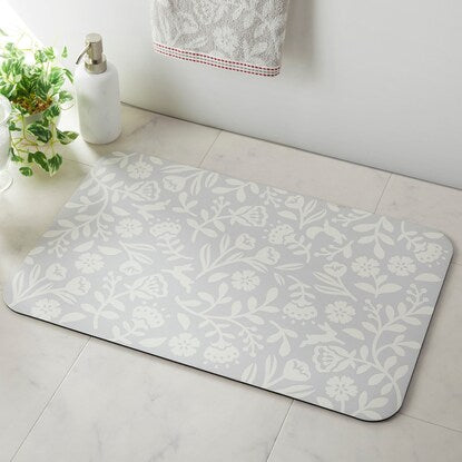 Soft and smooth diatomaceous earth bath mat (38x59 CWI UM12) 2024 Winter Collection