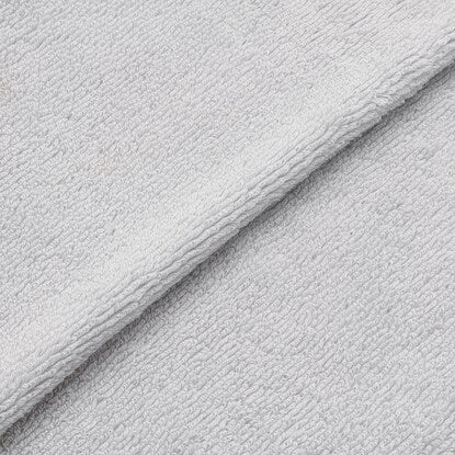 Face towel, long pile, light gray