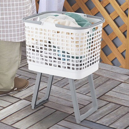 Waist-friendly basket (white)