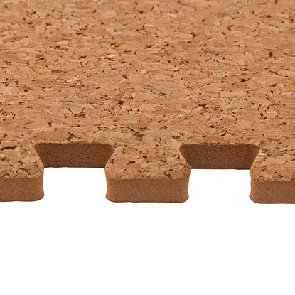 Large, highly elastic cork mat, pack of 8 (CM02V)