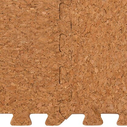 Large, highly elastic cork mat, pack of 8 (CM02V)