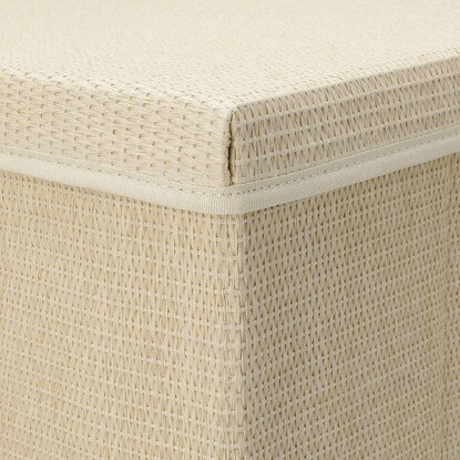 Hand-woven paper storage box with lid (NA NT1126)