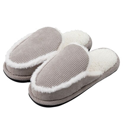 Slippers M (moccasin style ncSRm04 gray M)