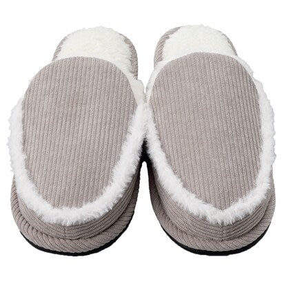 Slippers M (moccasin style ncSRm04 gray M)