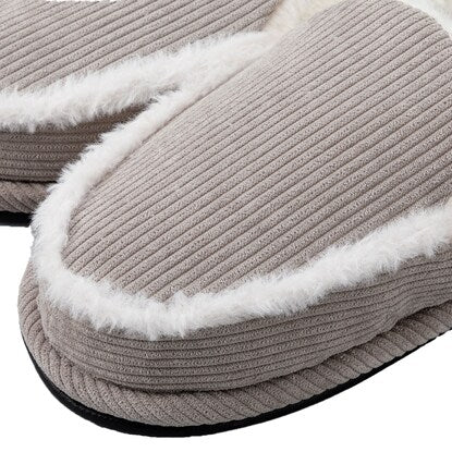 Slippers M (moccasin style ncSRm04 gray M)