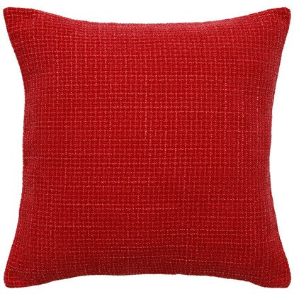 Cushion cover (plain red cSChq1)