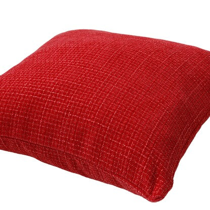 Cushion cover (plain red cSChq1)