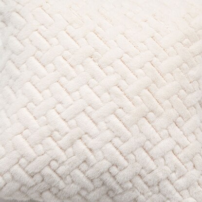 Cushion cover (spc fur ivory cSChq8)