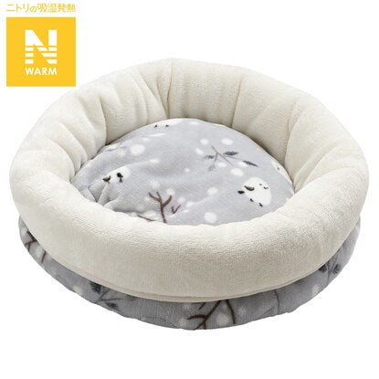 Pet Bed (N Warm Shimaenaga Gray Sq1)