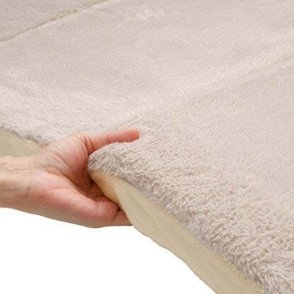 4-fold mattress (N Warm SP Lame Fur Mocha Sw1)