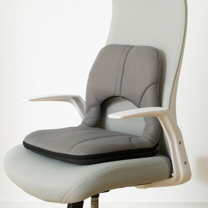 Posture support chair (compact chair) gray