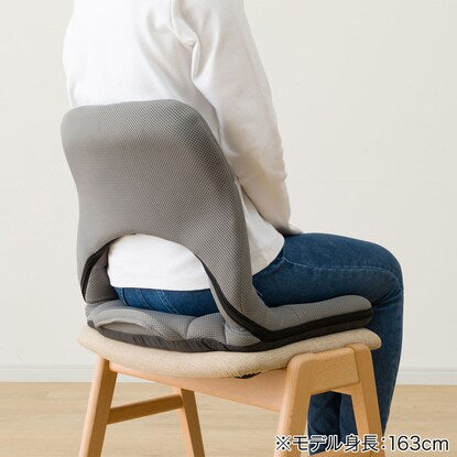 Posture support chair (compact chair) gray