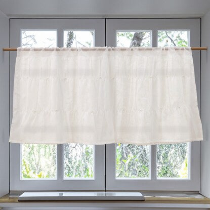 Cafe Curtain (Pearl Style WH 100X45)