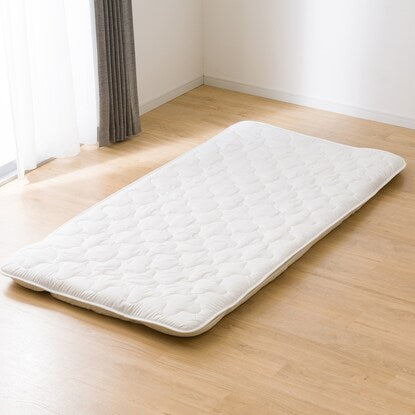 Temperature-regulating, dehumidifying, anti-dust mite mattress protector (bed pad) single (B2306 S)