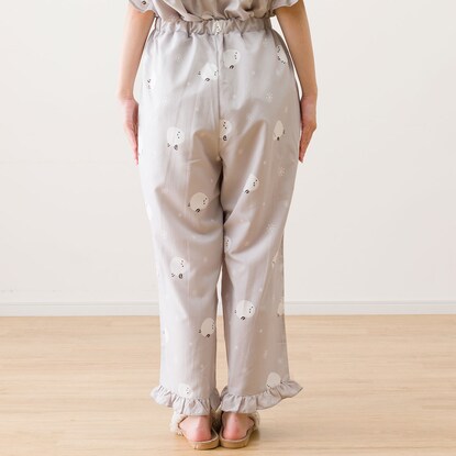 Frilled pajama set, long-tailed tit, ML (N515)