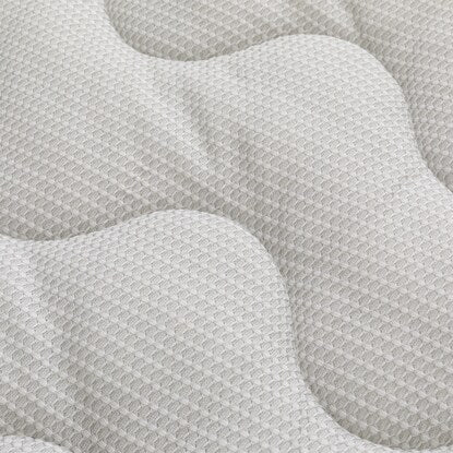 Double-sided mattress pad with elastic band, single size (N Warm SP GY S A2411)