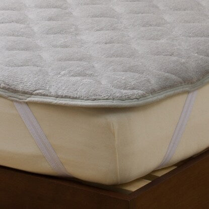 Double-sided mattress pad with elastic band, single size (N Warm WSP GY SA2412)